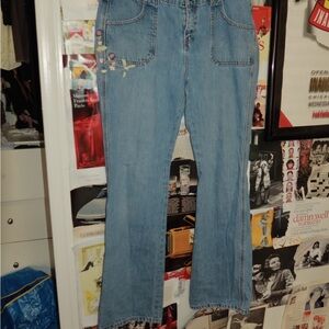 GAP Women's Medium Blue Flare Jeans